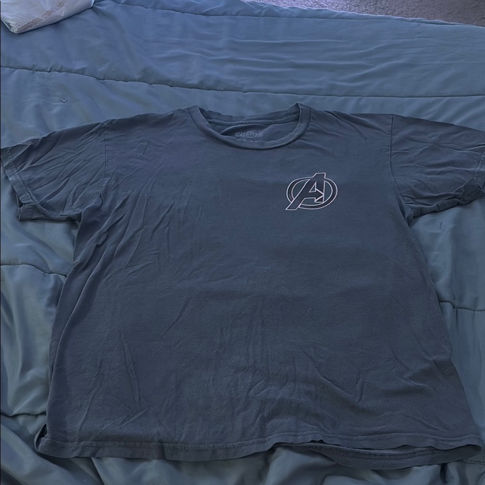 Avenger Black Short Sleeve Tee Casual Cotton